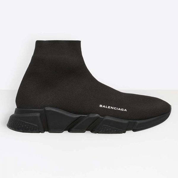 Balenciaga Unisex Speed Trainer Shoes Black