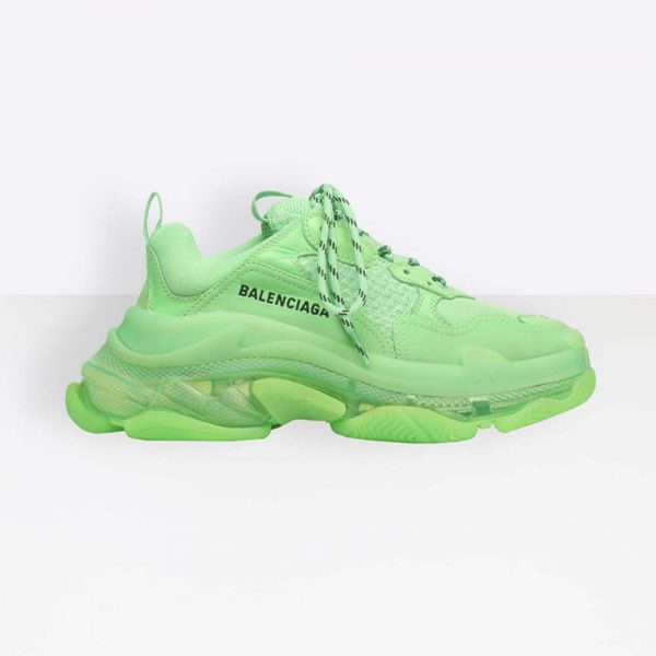 Balenciaga Unisex Triple S Clear Sole Trainers Oversized Multimaterial Sneakers