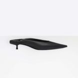 Balenciaga Women Knife Mules Shoes Black