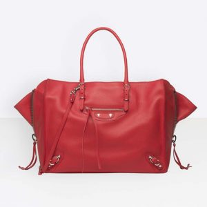 Balenciaga Women Papier B4 Zip Around Cross Body Horizontal Tote