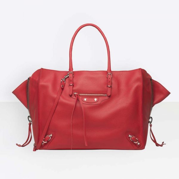 Balenciaga Women Papier B4 Zip Around Cross Body Horizontal Tote