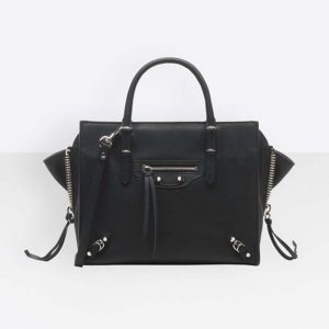 Balenciaga Women Papier Mini A4 Zip Around Cross Body Calfskin
