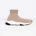 Balenciaga Women Speed Trainers in Knit and Balenciaga Logo-Sandy