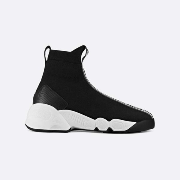 Dior Women F. Two Point Zero Technical Knit High-Top Sneaker-Black