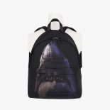 Givenchy Men Shark Backpack in Nylon-Black