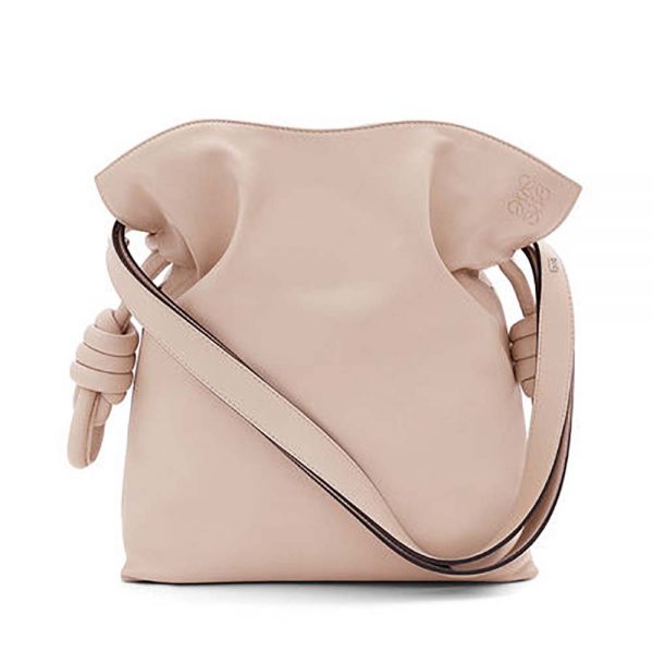Loewe Women Flamenco Knot Bag Ash in Nappa Leather