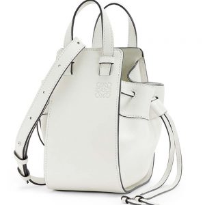 Loewe Women Hammock Dw Mini Bag in Nappa Calf-Beige