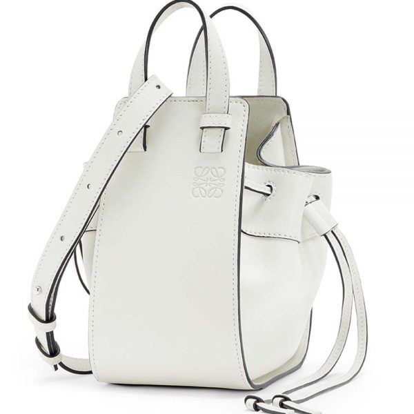 Loewe Women Hammock Dw Mini Bag in Nappa Calf-Beige