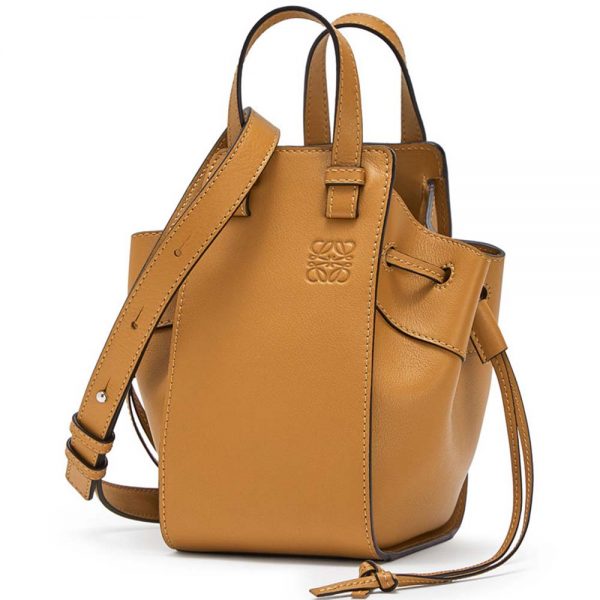 Loewe Women Hammock Dw Mini Bag in Nappa Calf-Orange