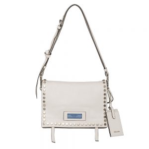 Prada Women Etiquette Bag in Calf Leather-White