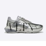 Valentino Men Bounce Sneaker-Silver