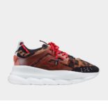 Versace Men Shoes Chain Reaction Sneakers-Brown