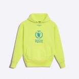 Balenciaga Unisex World Food Programme Hoodie-Lime