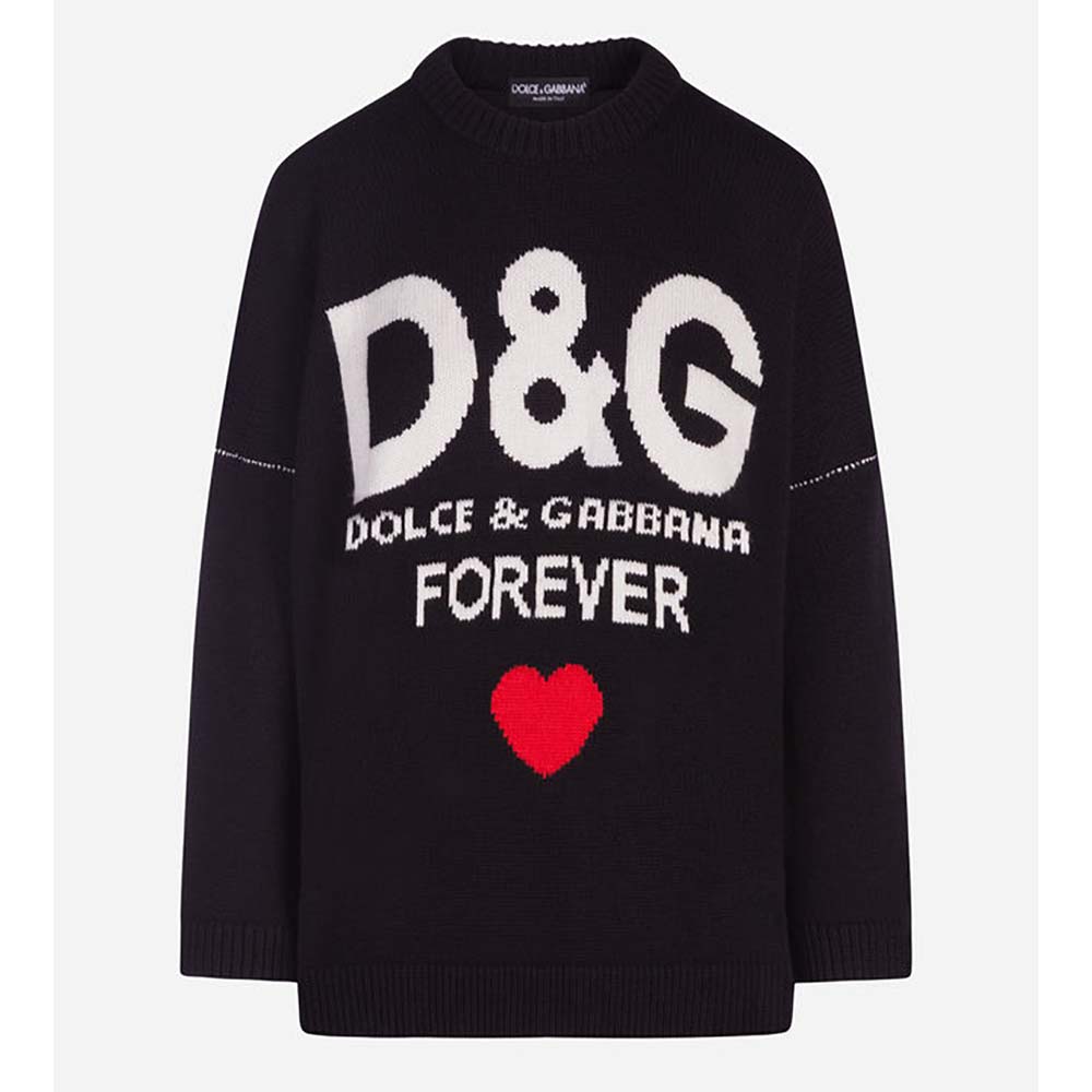 Dolce Gabbana D&G Women Cashmere Knit-Black