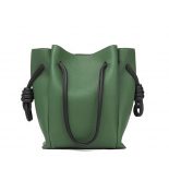 Loewe Women Flamenco Knot Tote Small Bag Forest Green/Black