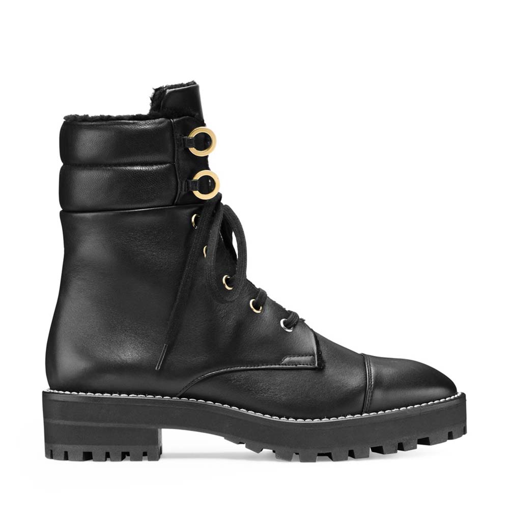 Stuart Weitzman Women Shoes The Strummer Boot 40mm Heel Hight-Black