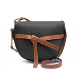 Loewe Women Gate Bag in Soft Grained Calf Leather-Black