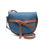 Loewe Women Gate Bag in Soft Grained Calf Leather-Blue