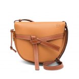Loewe Women Gate Bag in Soft Grained Calf Leather-Brown