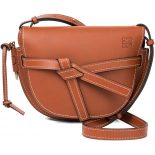 Loewe Women Gate Small Bag in Soft Natural Calf Leather-Brown