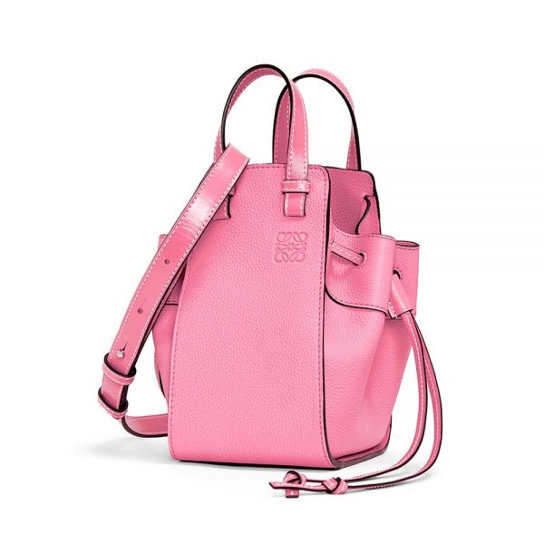 Loewe Women Hammock Drawstring Mini Bag-Pink