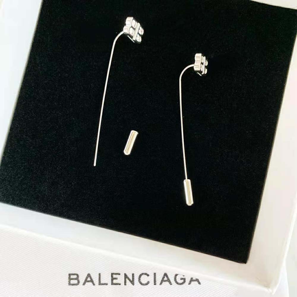 balenciaga pin earrings