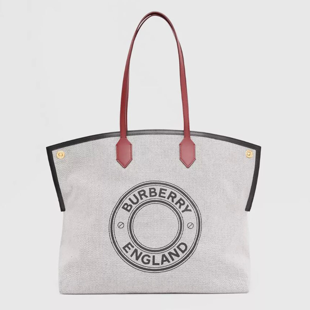 burberry large society tote