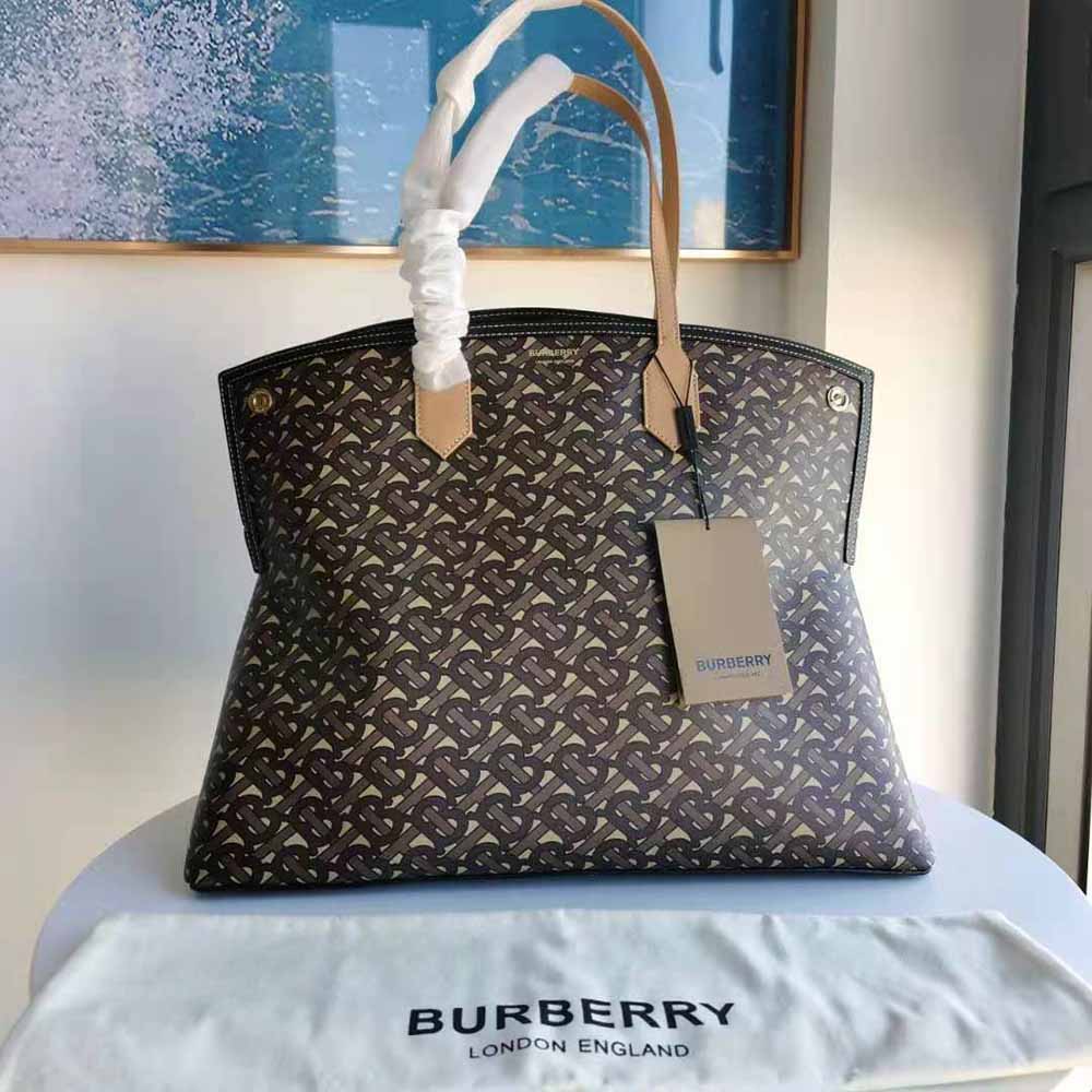 burberry large society tote