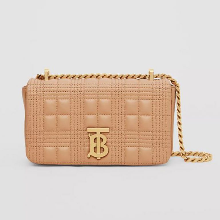 Burberry Women Mini Quilted Lambskin Lola Bag