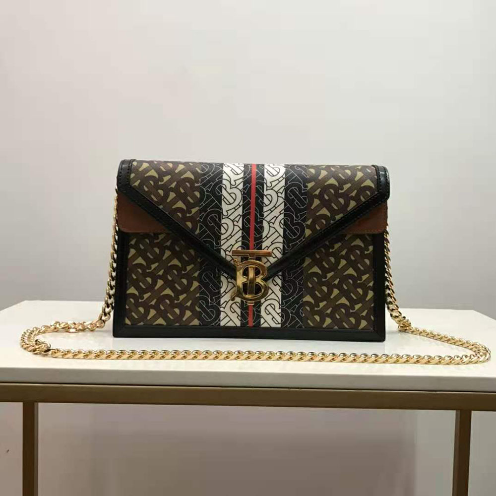 monogram envelope clutch