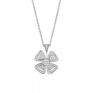Bvlgari Women Fiorever 18 KT White Gold Necklace