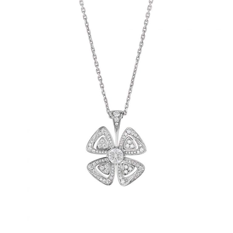 Bvlgari Women Fiorever 18 KT White Gold Necklace