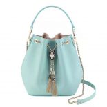 Bvlgari Women Serpenti Forever Bucket Bag-Aqua