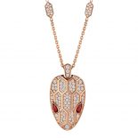 Bvlgari Women Serpenti Necklace in 18 KT Rose Gold