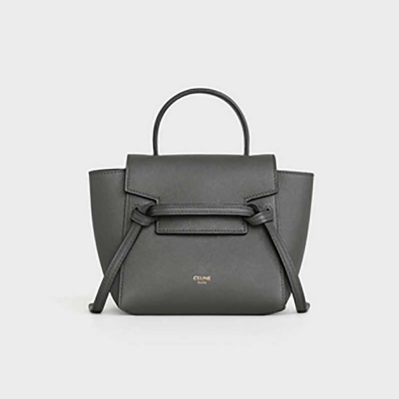 Celine Women Pico Belt Bag in Grained Calfskin