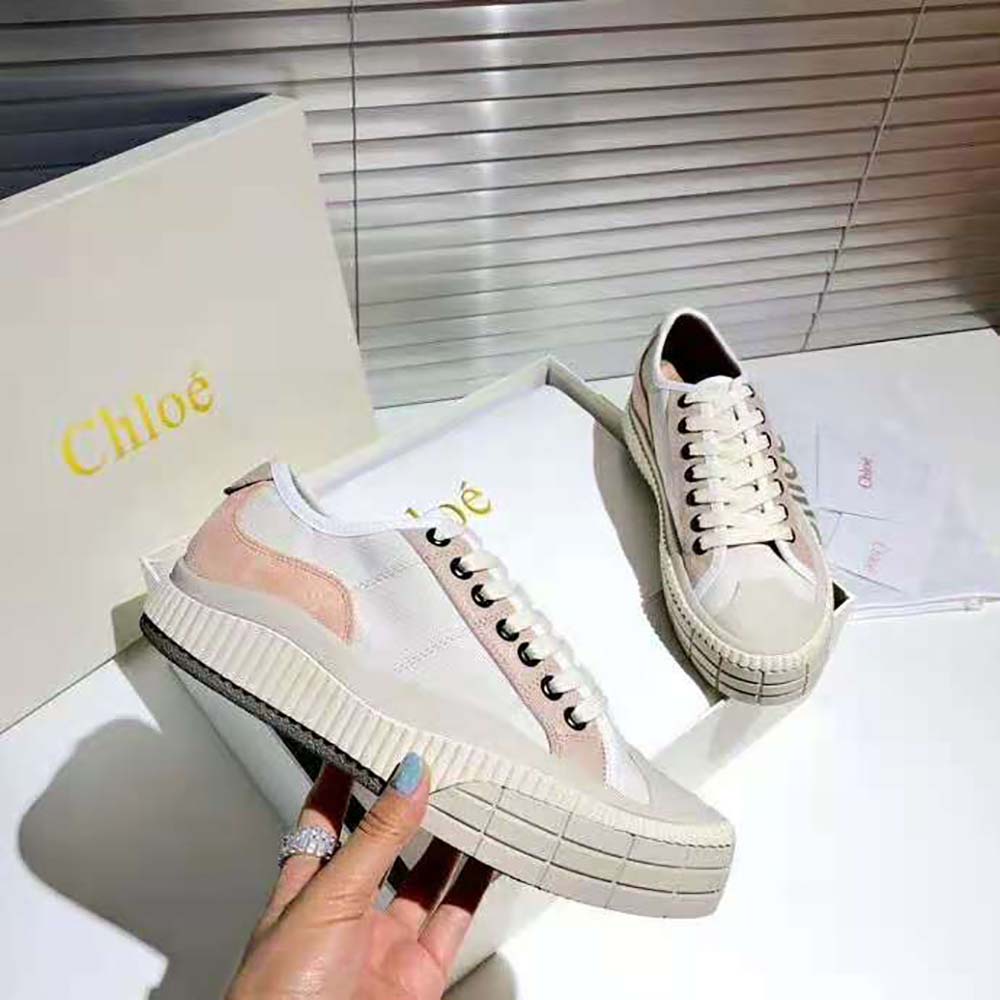 chloe clint low top sneakers