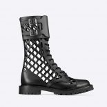 Dior Women D-Trap Ankle Boot Black Matte Calfskin