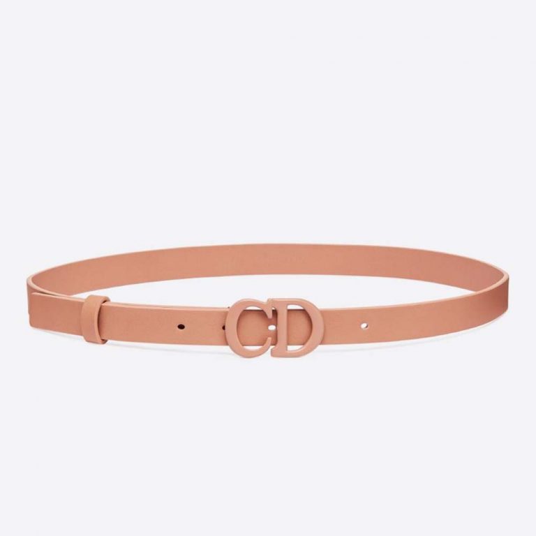 Dior Women Saddle Matte Blush Matte Calfskin, 20 MM
