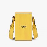Fendi Men Horizontal Box Yellow Leather Bag