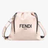 Fendi Women Fendi Pack Medium Pouch Pink Nappa Leather Bag