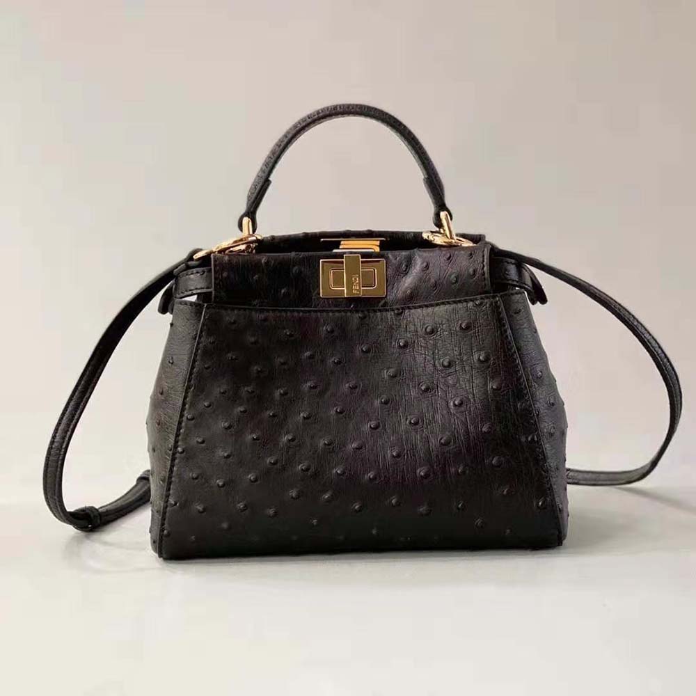 fendi peekaboo ostrich