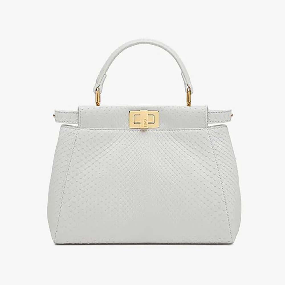 fendi peekaboo mini white