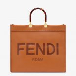 Fendi Women Sunshine Shopper Leather Shopper