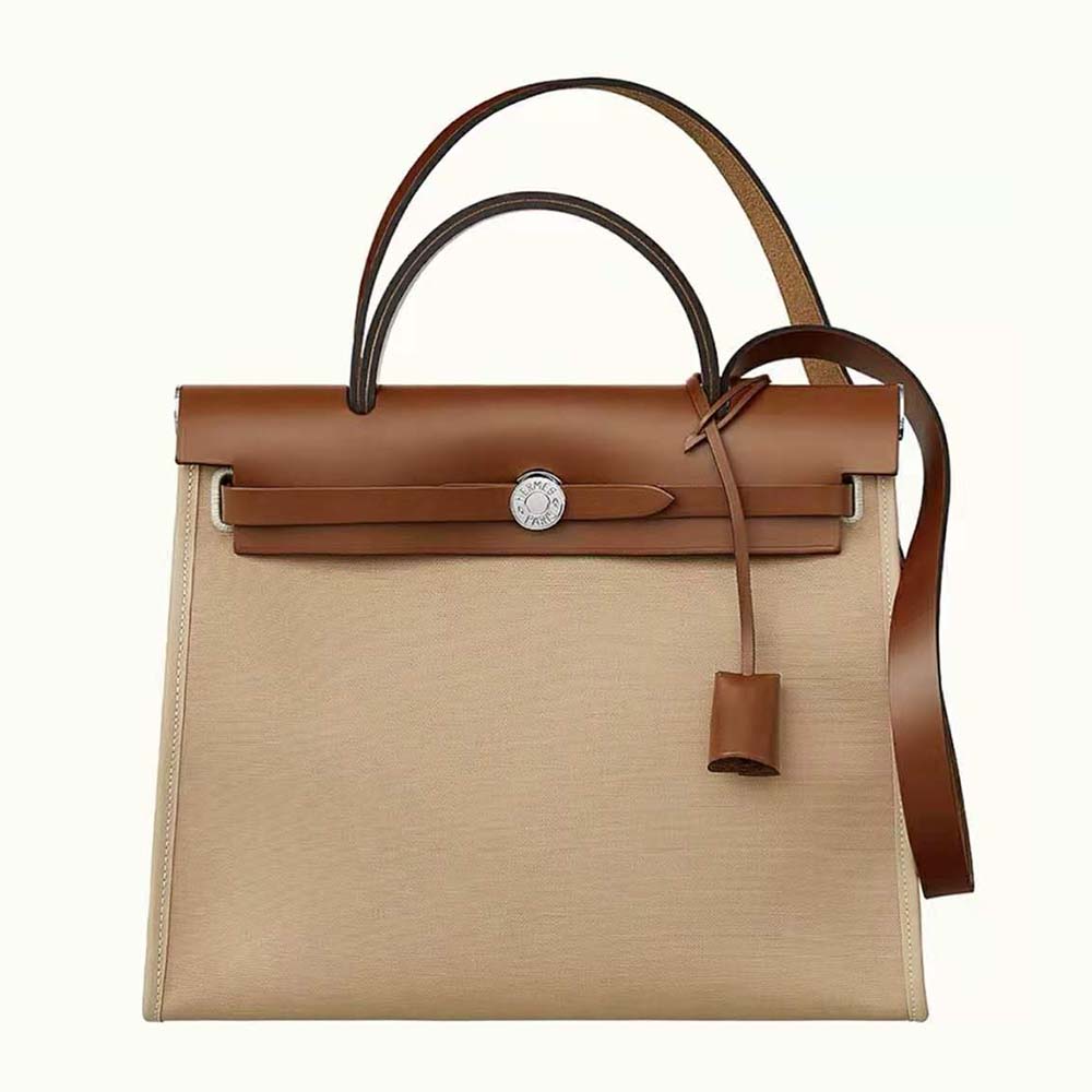 Hermes Women Herbag Zip 31 Bag-Brown