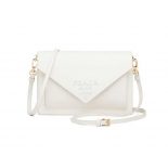 Prada Ladies Saffiano Leather Mini Bag-White