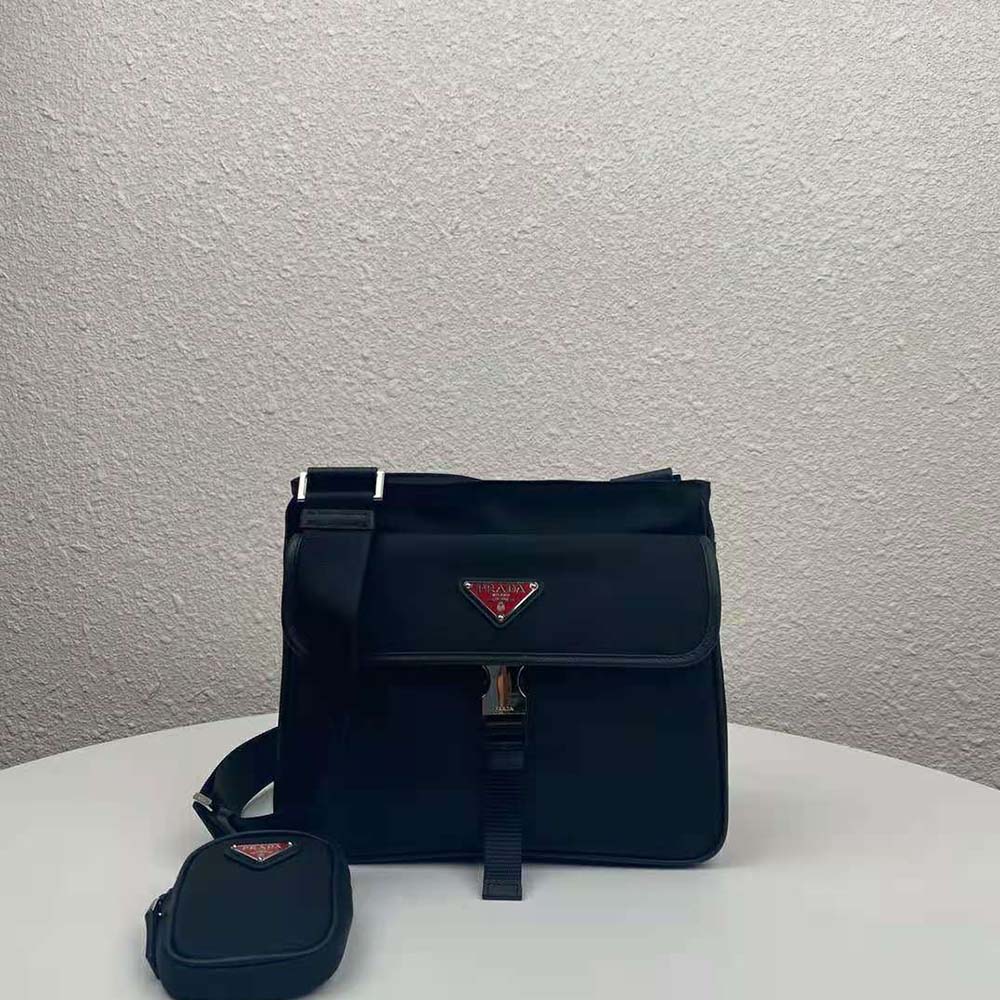 prada nylon crossbody bolsa men