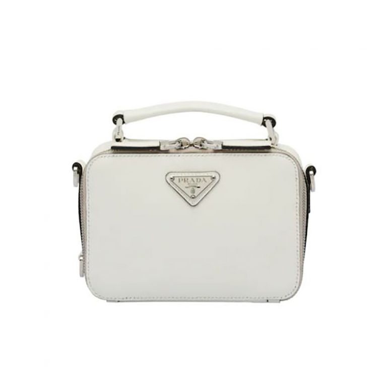 Prada Men Prada Brique Saffiano Leather Cross-Body Bag