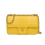 Prada Women Medium Leather Prada Diagramme Bag