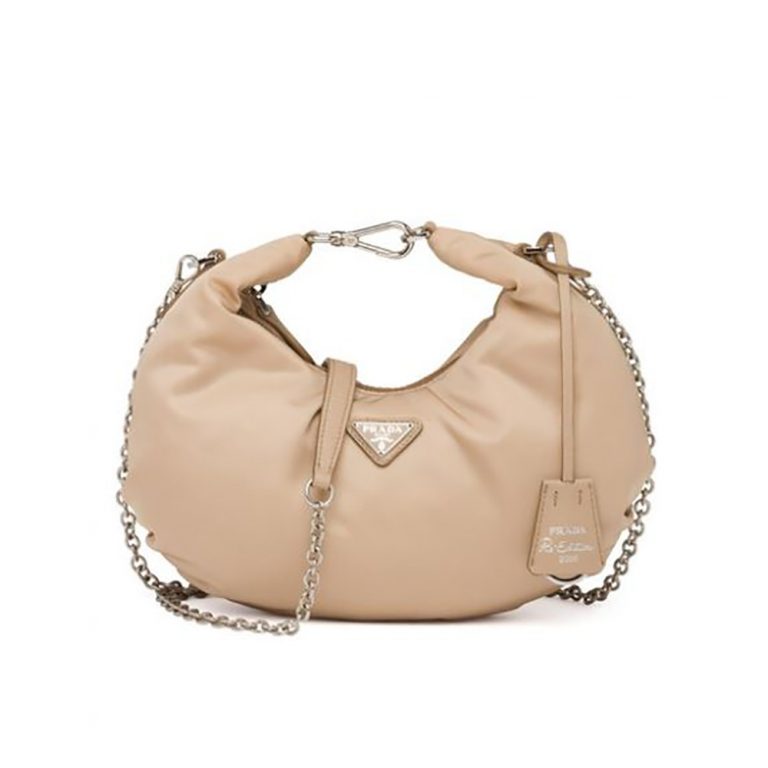 Prada Women Re-Edition 2006 Nylon Bag-Sandy