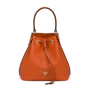 Prada Women Saffiano Leather Bucket Bag